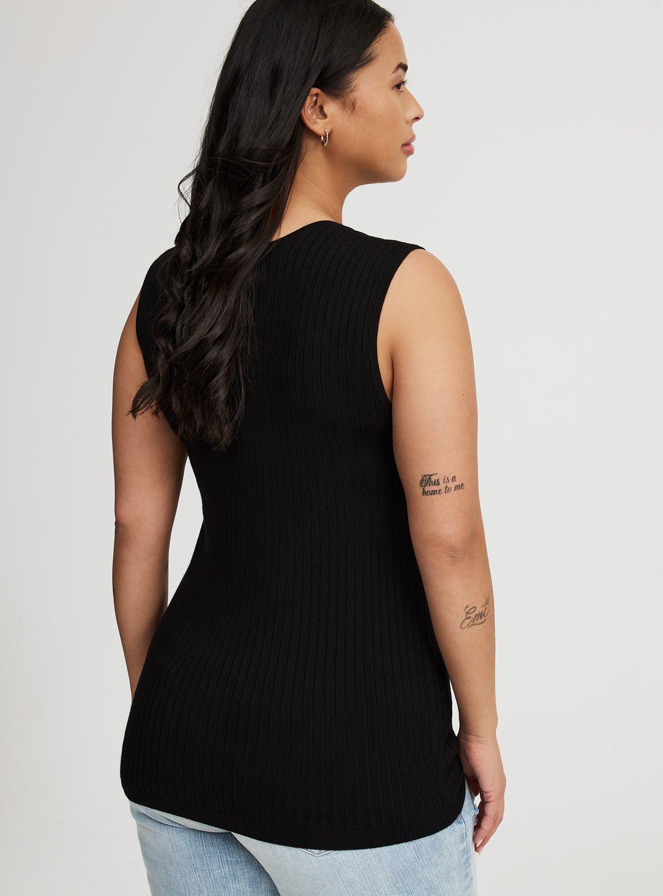 Pull Côtelé Torrid Taille 1 - Gris, Côtés Lacés, Occasion En Très Bon état
